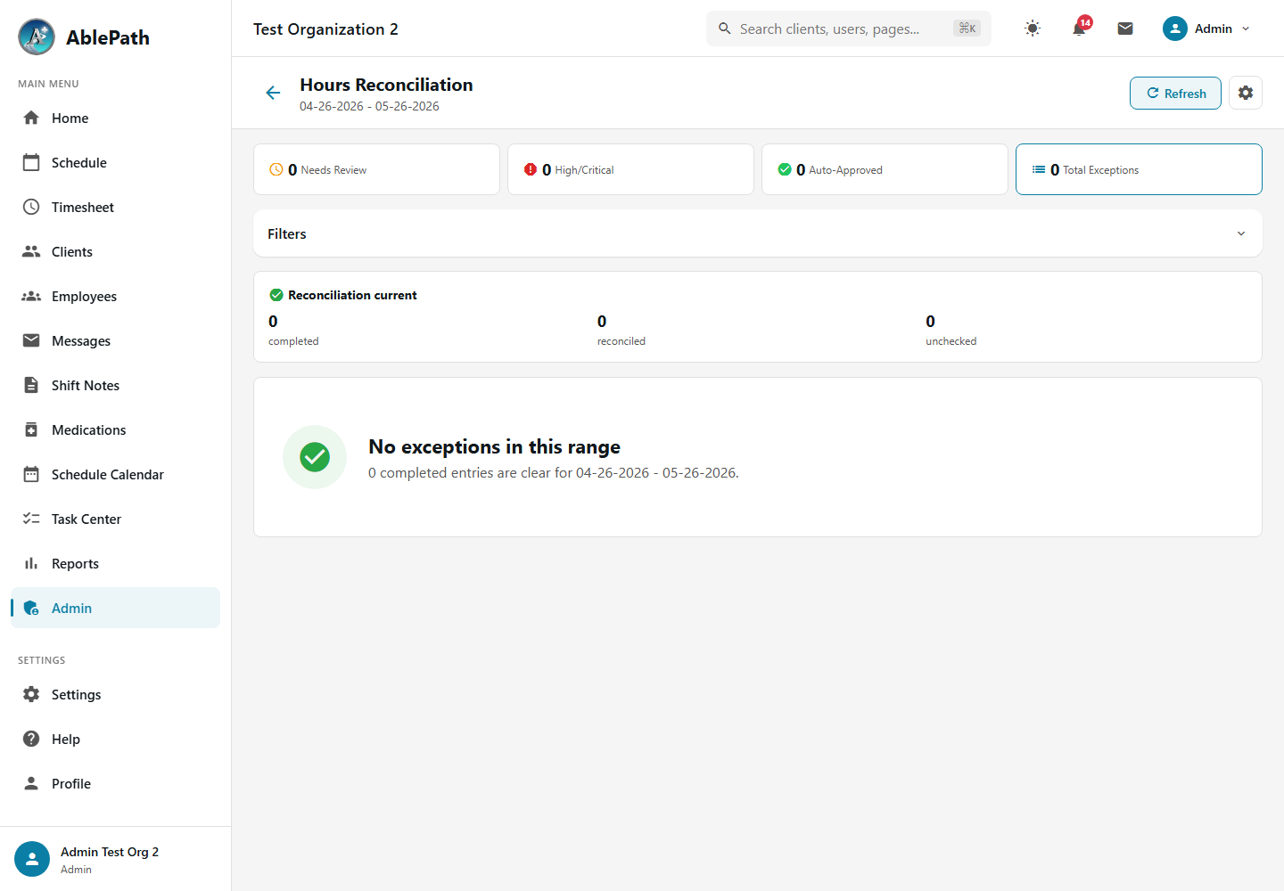Billing Reconciliation