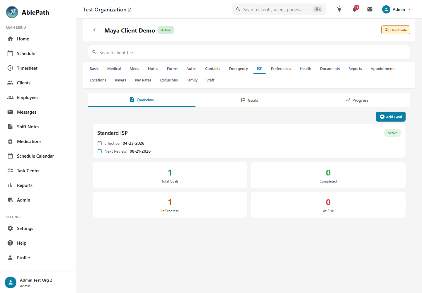 Client ISP Overview
